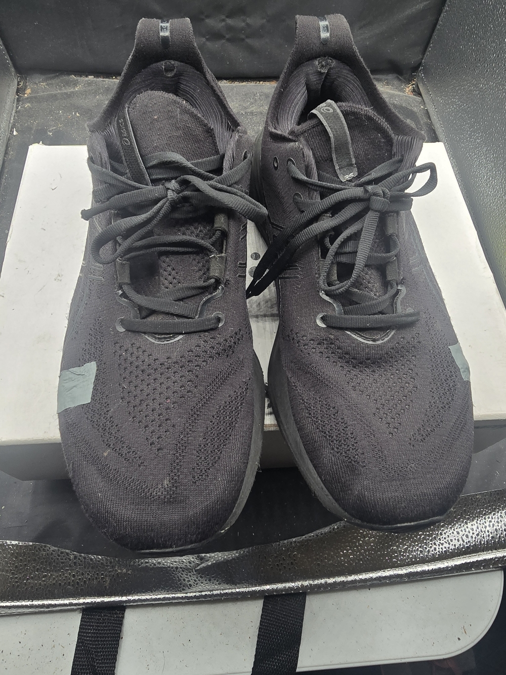 Asics Men's All-Black Athletic Running Shoes